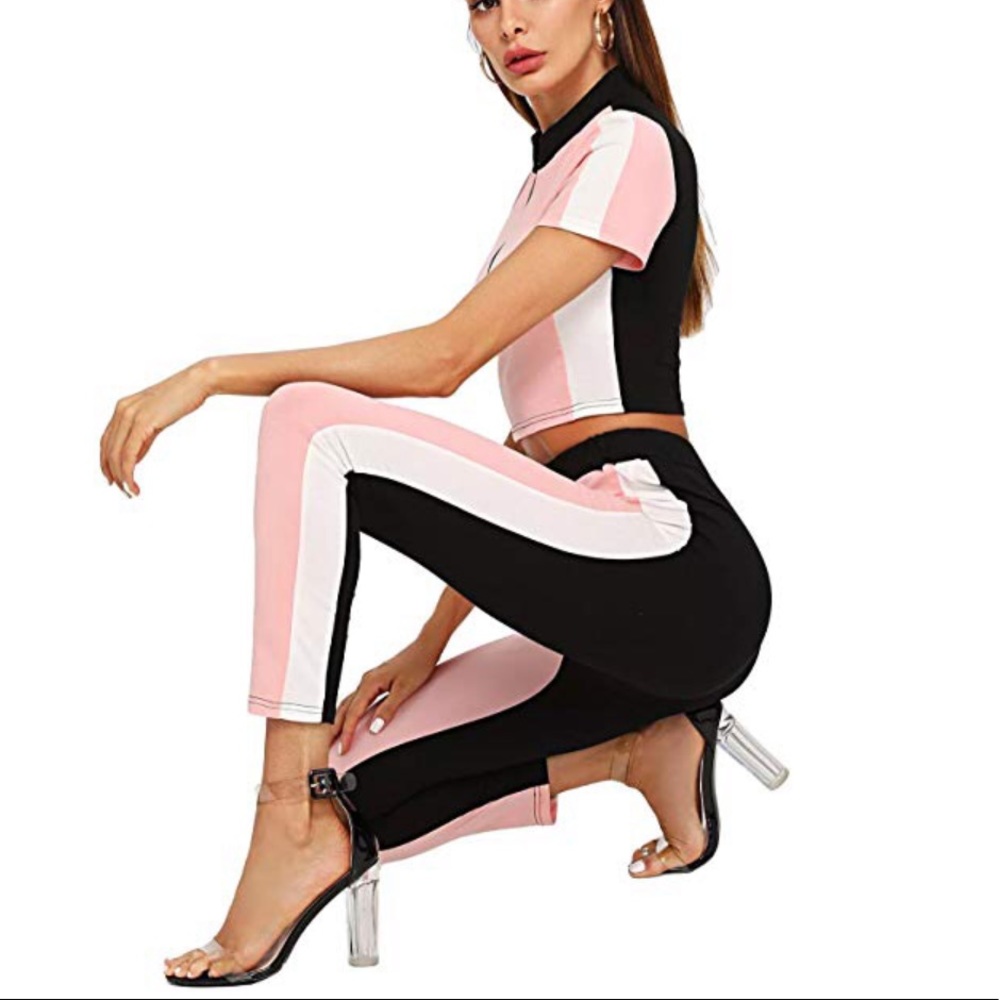 2 PIECE LEGGING AND CROP TOP SET